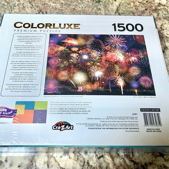 Colorluxe 1500 Piece Puzzle - Picture 2 of 2